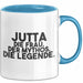 Jutta Tasse Jutta – Die Frau. Der Mythos. Die Legende. Geschenk Blau Trendation