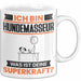 Hundemasseur Tasse Geschenk für Hundemasseur Geburtstag Lustiger Spruch Kaffee-Becher Was Ist Deine Superkraft Weiß Trendation