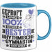 RhythmischeGymnastin Geschenk Lustiger Spruch für RhythmischeGymnastin Geschenkidee Bester RhythmischeGymnastin Der Welt Blau Trendation