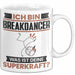 Breakdancer Tasse Geschenk für Breakdancer Geburtstag Lustiger Spruch Kaffee-Becher Was Ist Deine Superkraft Weiß Trendation