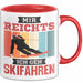 Ski Tasse Geschenk Grafik Mir Reichts Ich Geh Ski Fahren Becher Rot Trendation