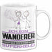 Wanderer Geschenk Tasse Ich Bin Wanderer Aber Sag Doch Einfach Superheld Lustige Geschenkdiee für Wanderer Kaffee-Becher Weiß Trendation