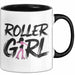 Rollschuh Skater Tasse Geschenk Rollergirl Skating Geschenkidee Lustig Trendation
