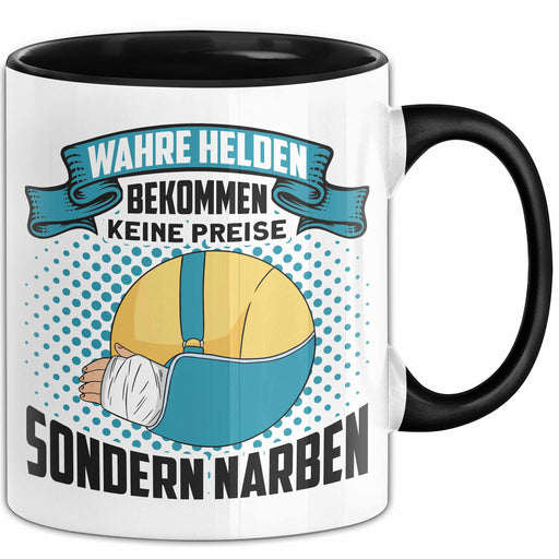 Armbruch Tasse Gute Besserung Gebrochener Arm Geschenk Lustig Verletzt Trendation