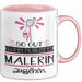 Malerin Geschenk Tasse So Gut Kann Nur Eine Malerin Aussehen Geschenkidee Geburtstag Weihnachten Lustig Rosa Trendation
