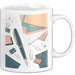 Schreibwaren Nerd Tasse Geschenk Lustige Geschenkidee Spruch Für Papier Liebhaber Weiß Trendation