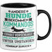 Hund Tasse Geschenk Lustiger Spruch Hunde Kommandos Humorvoll Schwarz Trendation