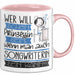 Songwriterin Tasse Geschenk Spruch Wer Will Schon Prinzessin Sein Wenn Man Auch Songwriterin Sein Kann Rosa Trendation