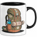 Rucksackreisender Tasse Geschenkidee für Wanderpfad Fans Trendation