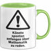 Mathematiklehrer Unterricht Tasse Geschenk Lustige Geschenkidee Spruch Könnte Spontan Anfangen Über Mathematik Zu Reden Grün Trendation