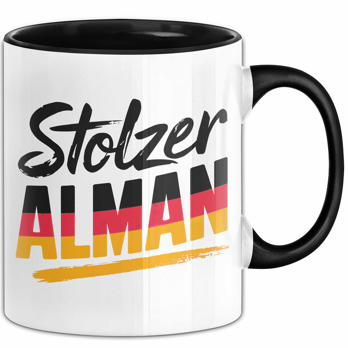Deutschland Deutscher Bürger Tasse Geschenk Lustige Geschenkidee Spruch Stolzer Alman Trendation