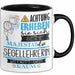 Segellehrerin Tasse Geschenk Lustiger Spruch Bitte Erheben Sie Sich Seine Majestät Die Segellehrerin Betritt Den Raum Schwarz Trendation