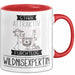 Wildnisexpertin Tasse Geschenk Becher Stark Attraktiv Furchtlos Wildnisexpertin Lustige Geschenkidee Rot Trendation