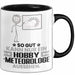 Hobbymeteorologe Geschenk Tasse So Gut Kann Nur Ein Hobbymeteorologe Aussehen Geschenkidee Kaffee-Becher Schwarz Trendation
