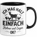 Ziegenbauer Ziegen Tier Tasse Geschenk Lustige Geschenkidee Spruch Ich Mag Halt Einfach Hühner Und Ziegen Trendation