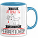 Pferdepflegerin Tasse Geschenk Becher Stark Attraktiv Furchtlos Pferdepflegerin Lustige Geschenkidee Blau Trendation