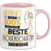Beste Bogenschützin Der Welt Tasse Geschenk für Eine Bogenschützin Geprüft Und Sicher Geschenkidee Geburtstag Weihnachten Rosa Trendation