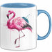 Flamingo Tier Tasse Geschenk Lustige Geschenkidee Spruch Blau Trendation