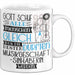 Musikgeschäftsinhaberin Geschenk Becher Tasse Gott Schuf Alle Menschen Gleich Nur Die Besten Durfeten Musikgeschäftsinhaberin Werden Geschenkidee Lustig Weiß Trendation