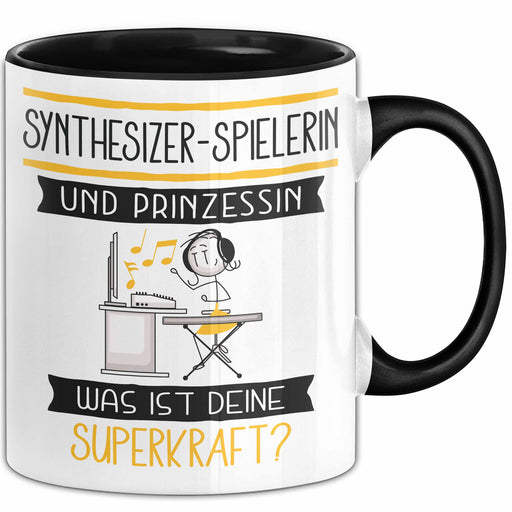 Synthesizer-Spielerin Und Prinzessin Tasse Geschenk Für Eine Synthesizer-Spielerin Geburtstag Was Ist Deine Superkraft Trendation