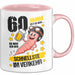 60. Geburtstag Tasse Geschenk Lustige Geschenkidee Spruch 60 Jahre Ist Es Her Da War Ich Der Schnellste Im Verkehr Rosa Trendation