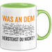 Maschinenbauingenieur Ingenieurwesen Tasse Geschenk Lustige Geschenkidee Spruch Was An Dem Verstehst Du Nicht Grün Trendation