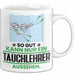 Tauchlehrer Geschenk Tasse So Gut Kann Nur Ein Tauchlehrer Aussehen Geschenkidee Kaffee-Becher Weiß Trendation