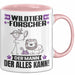 Wildtierforscher Tasse Geschenk für Wildtierforscher Der Mann Der Alles Kann Geschenkidee zum Geburtstag Rosa Trendation