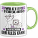 Wildtierforscher Tasse Geschenk für Wildtierforscher Der Mann Der Alles Kann Geschenkidee zum Geburtstag Grün Trendation