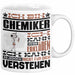 Chemiker Geschenk Tasse Geschenkidee für Chemiker Geburtstag Lustiger Spruch Ich Bin Chemiker Ich Kann Es Dir Erklären Aber Nicht Für Dich Verstehen Funny Weiß Trendation