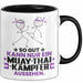 Muay-Thai-Kämpfer Geschenk Tasse So Gut Kann Nur Ein Muay-Thai-Kämpfer Aussehen Geschenkidee Kaffee-Becher Schwarz Trendation