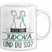 Judoka Tasse Geschenk Ich Bin Judoka Und Du So Geschenkidee Lustiger Spruch Becher Weiß Trendation