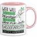 Bassgitarristin Tasse Geschenk Spruch Wer Will Schon Prinzessin Sein Wenn Man Auch Bassgitarristin Sein Kann Rosa Trendation