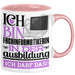 Fachinformatikerin Ausbildung Start Geschenk Tasse Ich Bin Fachinformatikerin In Der Ausbildung Ich Darf Das Kaffee-Becher Geschenkidee Rosa Trendation