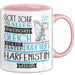 Harfenistin Geschenk Becher Tasse Gott Schuf Alle Menschen Gleich Nur Die Besten Durfeten Harfenistin Werden Geschenkidee Lustig Rosa Trendation