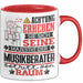 Musikberater Geschenk Tasse Lustiger Spruch Erheben Sie Sich Der Musikberater Betritt den Raum Rot Trendation