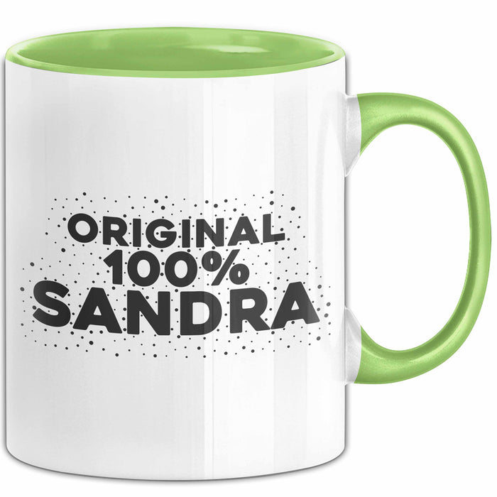 Sandra Tasse Original 100% Sandra Geschenk Grün Trendation