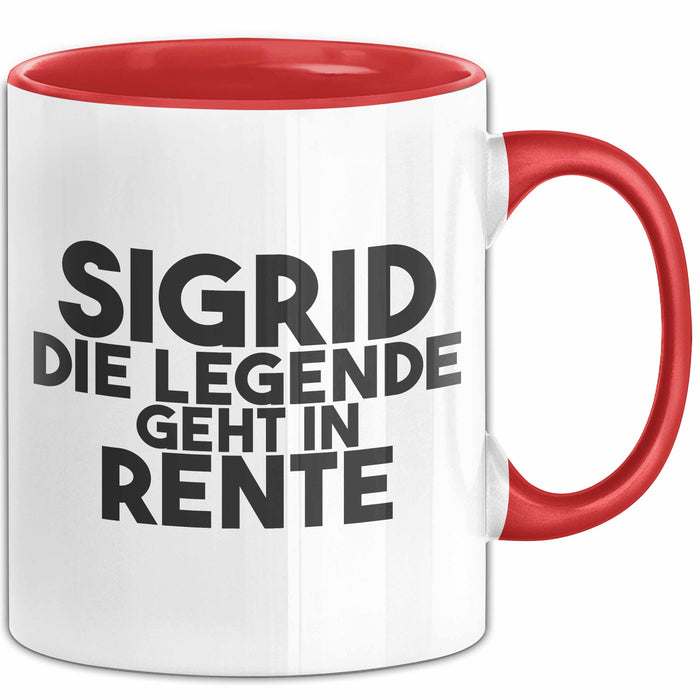 Sigrid Tasse Sigrid – Die Legende Geht In Rente Geschenk