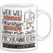 Programmiererin Tasse Geschenk Spruch Wer Will Schon Prinzessin Sein Wenn Man Auch Programmiererin Sein Kann Weiß Trendation