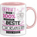Chorsängerin Geschenk Becher Tasse Gott Schuf Alle Menschen Gleich Nur Die Besten Durfeten Chorsängerin Werden Geschenkidee Lustig Rosa Trendation
