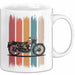 Retro Motorrad Tasse Geschenk Lustige Geschenkidee Spruch Weiß Trendation