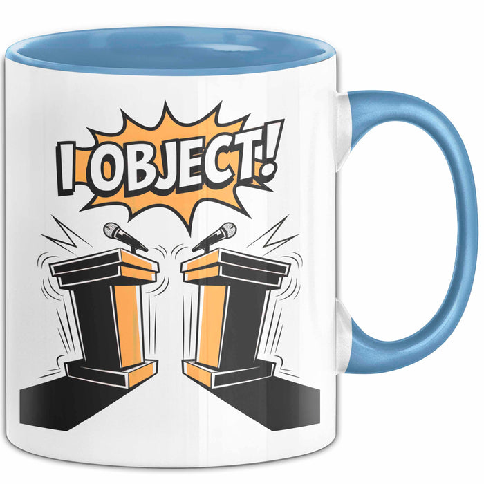 Debattierer Tasse Geschenk Lustige Geschenkidee Spruch Für Argument Profis Blau Trendation