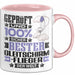Gleitschirmflieger Geschenk Lustiger Spruch für Gleitschirmflieger Geschenkidee Bester Gleitschirmflieger Der Welt Rosa Trendation