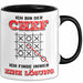 Büroarbeit Kollege Chef Tasse Geschenk Lustige Geschenkidee Spruch Ich Bin Der Chef Ich Finde Immer Eine Lösung Trendation