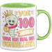 100. Geburtstag Tasse Geschenk Vor 100 Jahren War Ich Mal Die Schnellste Geschenkidee Frauen Mutter Oma Grün Trendation