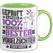 Vogelzüchter Geschenk Lustiger Spruch für Vogelzüchter Geschenkidee Bester Vogelzüchter Der Welt Grün Trendation