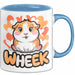 Meerschweinchen Tierliebhaber Tasse Geschenk Lustige Geschenkidee Spruch Wheek Blau Trendation