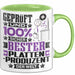 Plattenproduzent Geschenk Lustiger Spruch für Plattenproduzent Geschenkidee Bester Plattenproduzent Der Welt Grün Trendation
