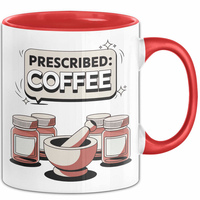Apotheker Tasse Geschenk Lustige Geschenkidee Spruch Für Medizin Experten Rot Trendation