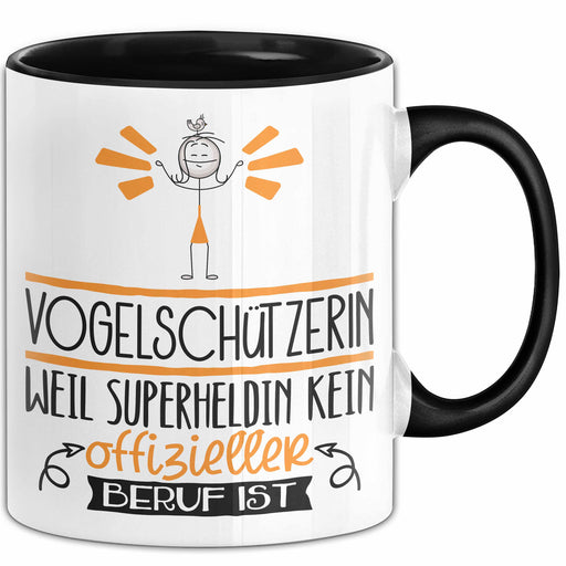 Vogelschützerin Geschenk Tasse Lustiger Spruch Vogelschützerin Weil Superheldin Kein Offizieller Beruf Ist Geschenkidee Trendation